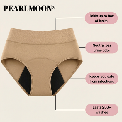 🌸🌸 Offre limitée : Lot de 4 culottes anti-fuites PEARLMOON® à -80 % aujourd’hui 🎁