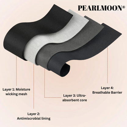 🌸🌸 Dernier jour : -80 % | Lot de 4 culottes 100 % anti-fuites PEARLMOON®